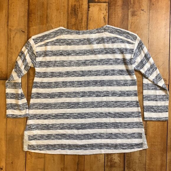 Crewcuts shirt size 10 knit striped blue white cotton spring - Picture 3 of 3